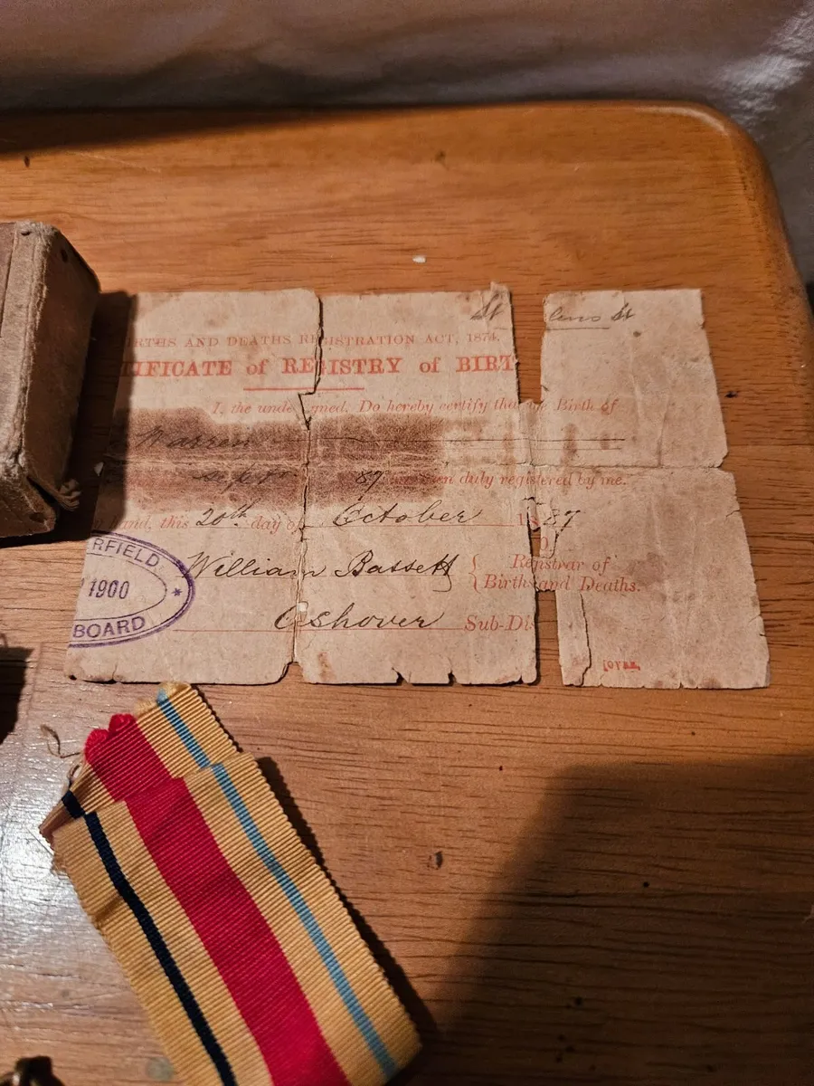 Vintage Royal Airforce Medals and Paper Work - Image 2