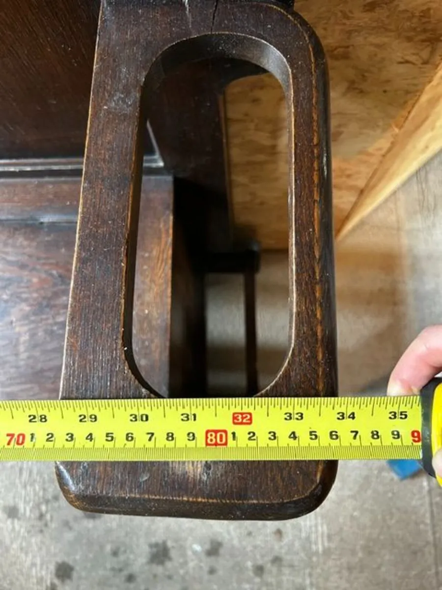 Solid   Wood Hall Stand - Image 4