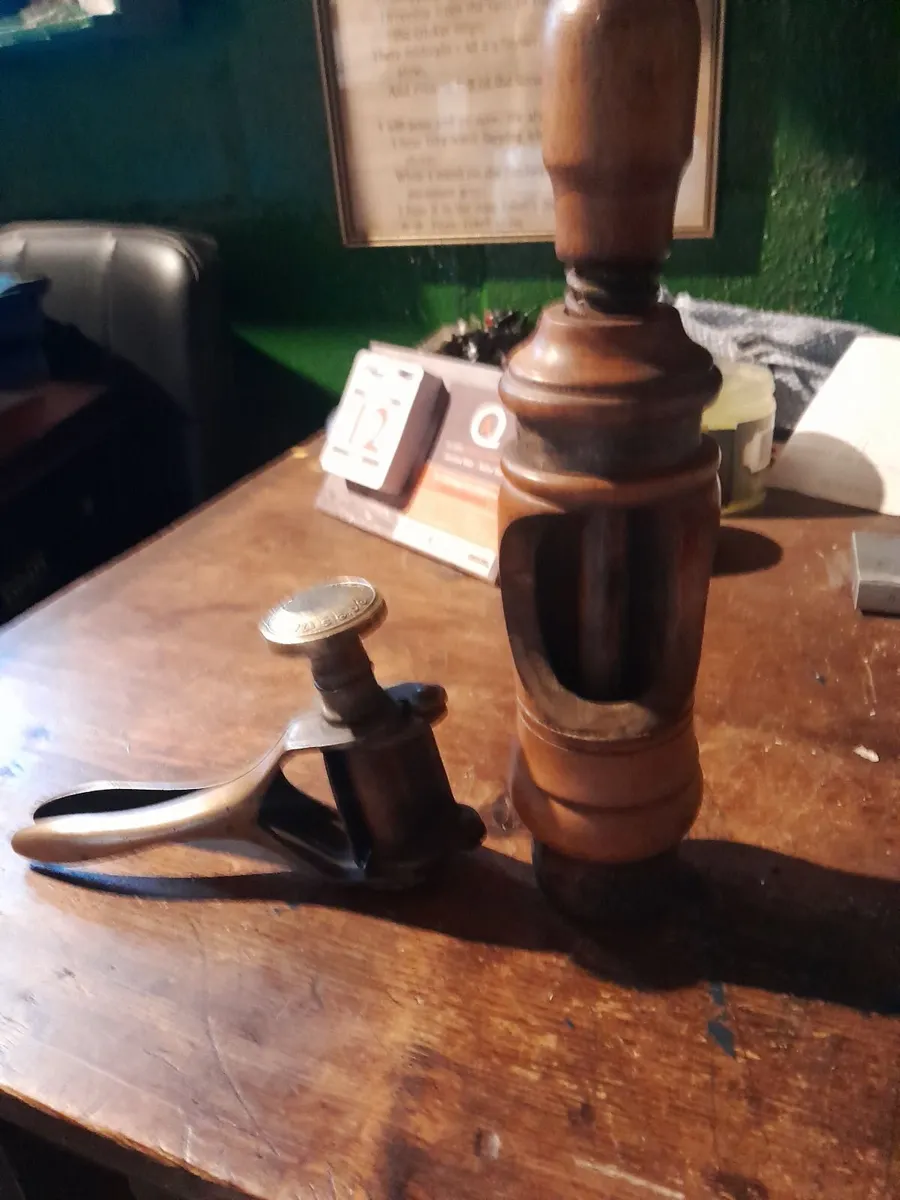 Two vintage wine bottle corkers - Image 1
