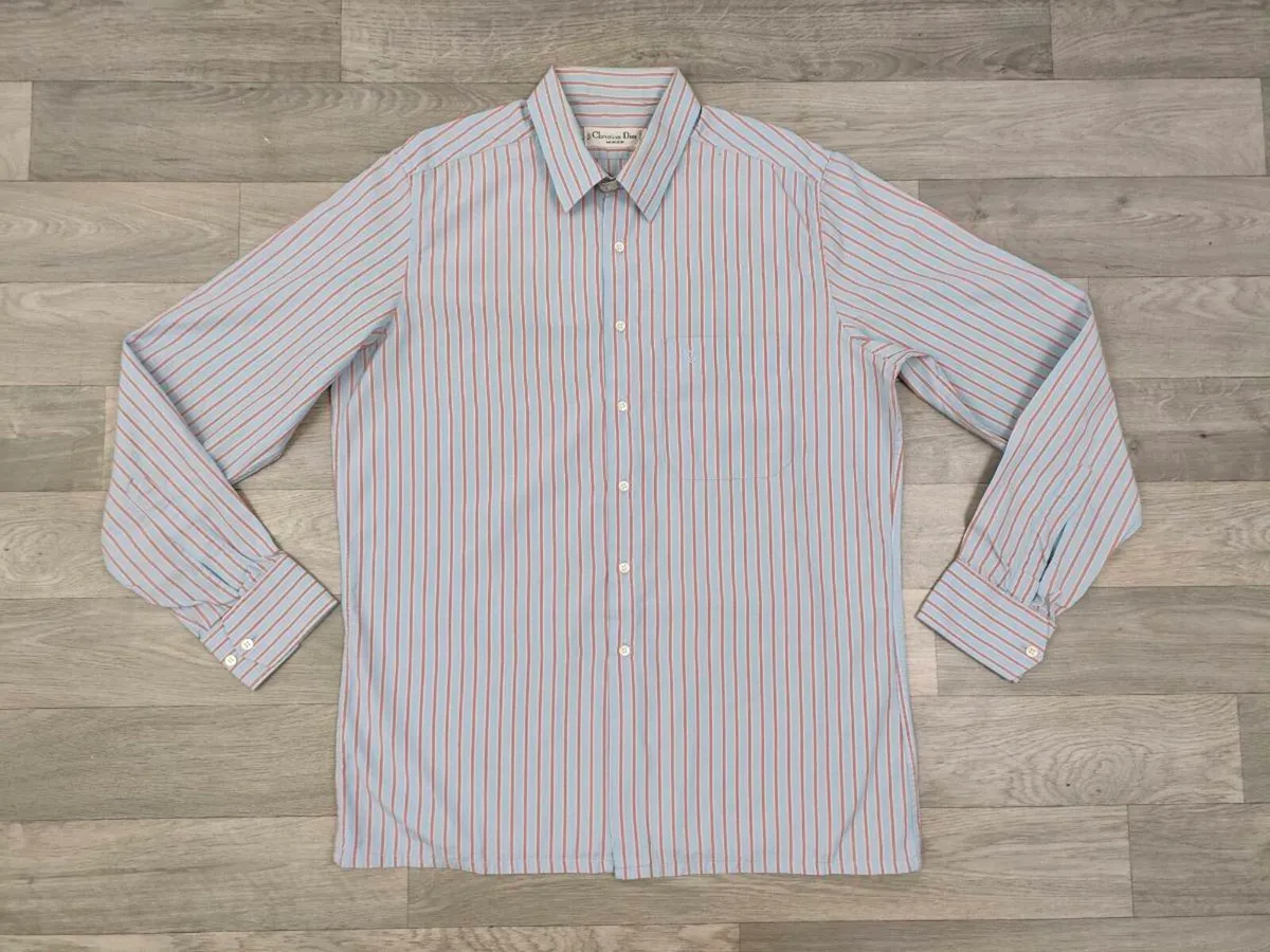 Christian Dior Monsieur Striped Shirt Mens Large - Image 1