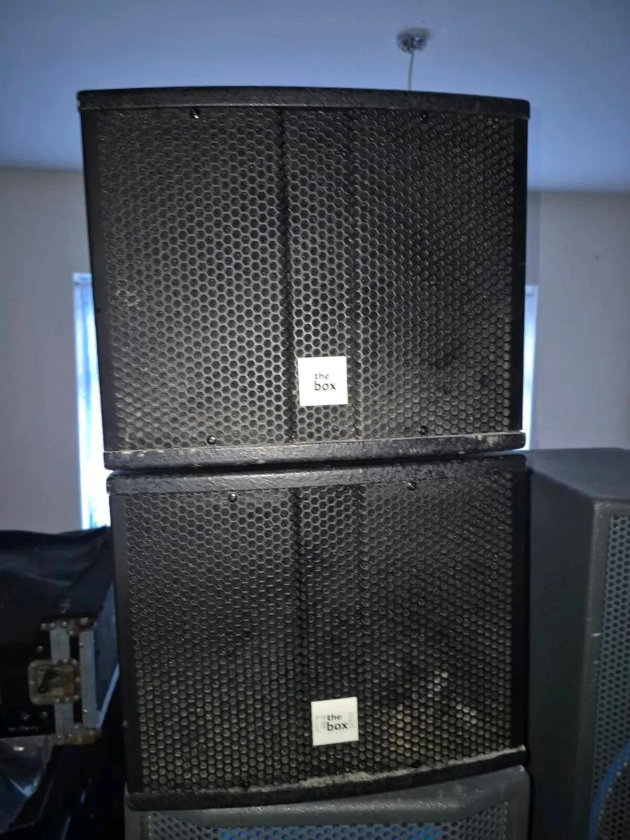 Two  the box 8 inch bass bins - Image 1