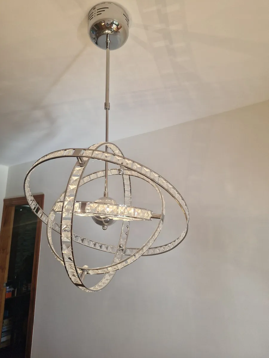 Crystal & Chrome Globe lighting - Image 4