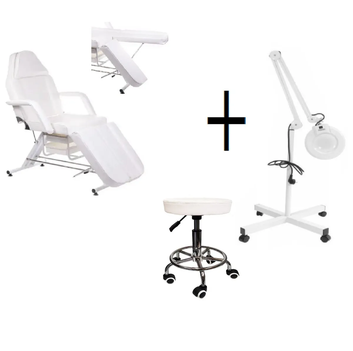 Beauty cosmetic bed chair with 2 cuvettes Split - Image 2