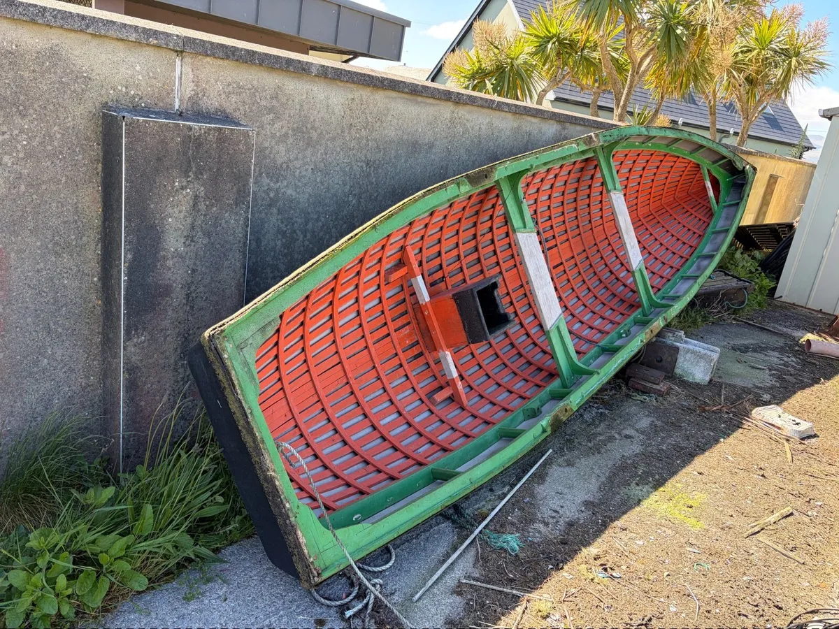 Fiberglass curragh with 2hp Honda - Image 2