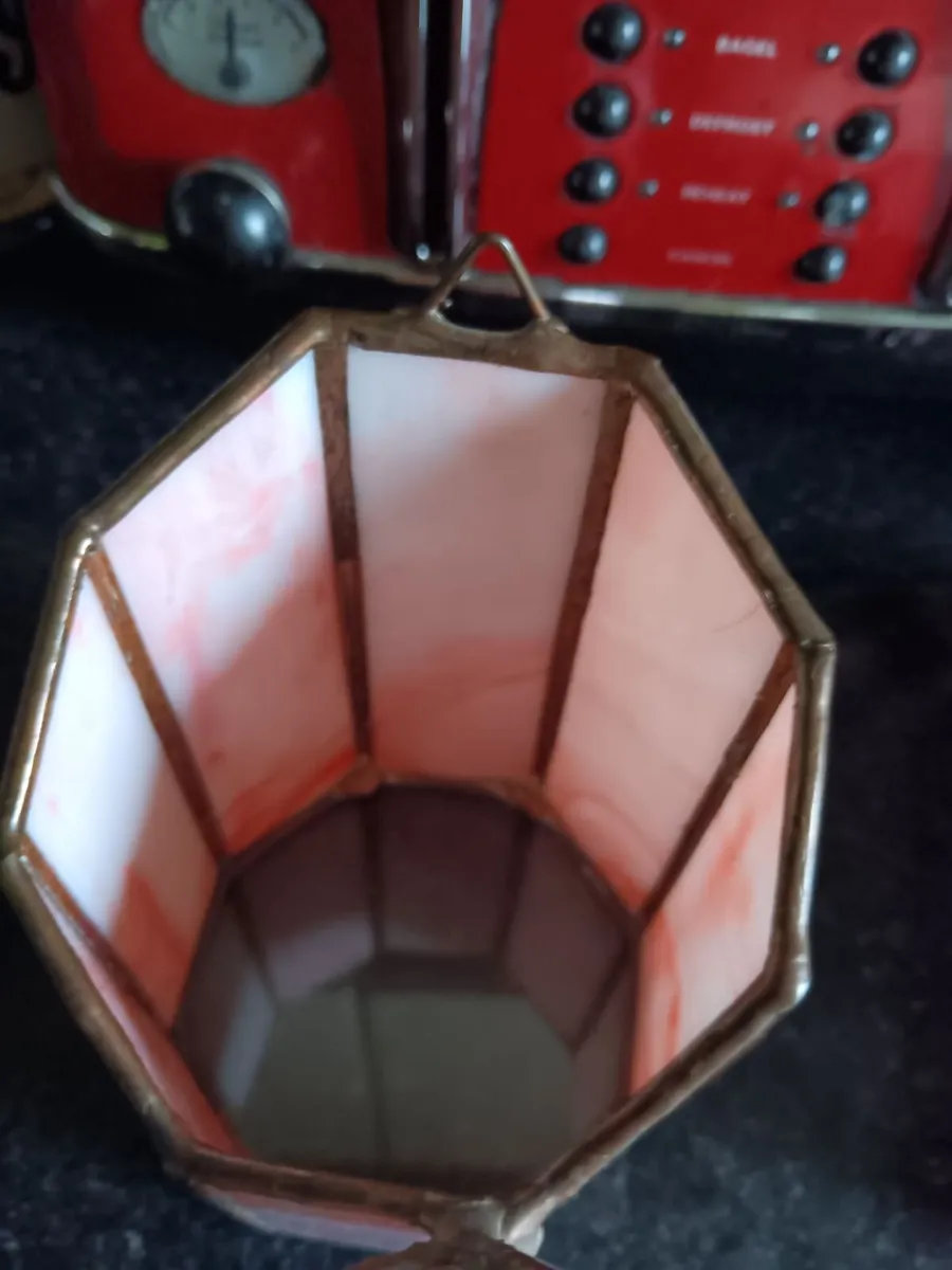 Vintage box and candle holder - Image 4