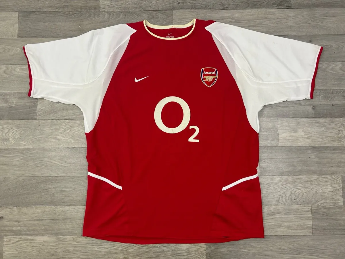 Vintage 2002/04 Nike Arsenal London Home Jersey XL - Image 1