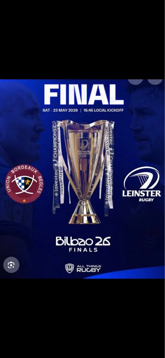 3 Leinster Champions Cup tickets