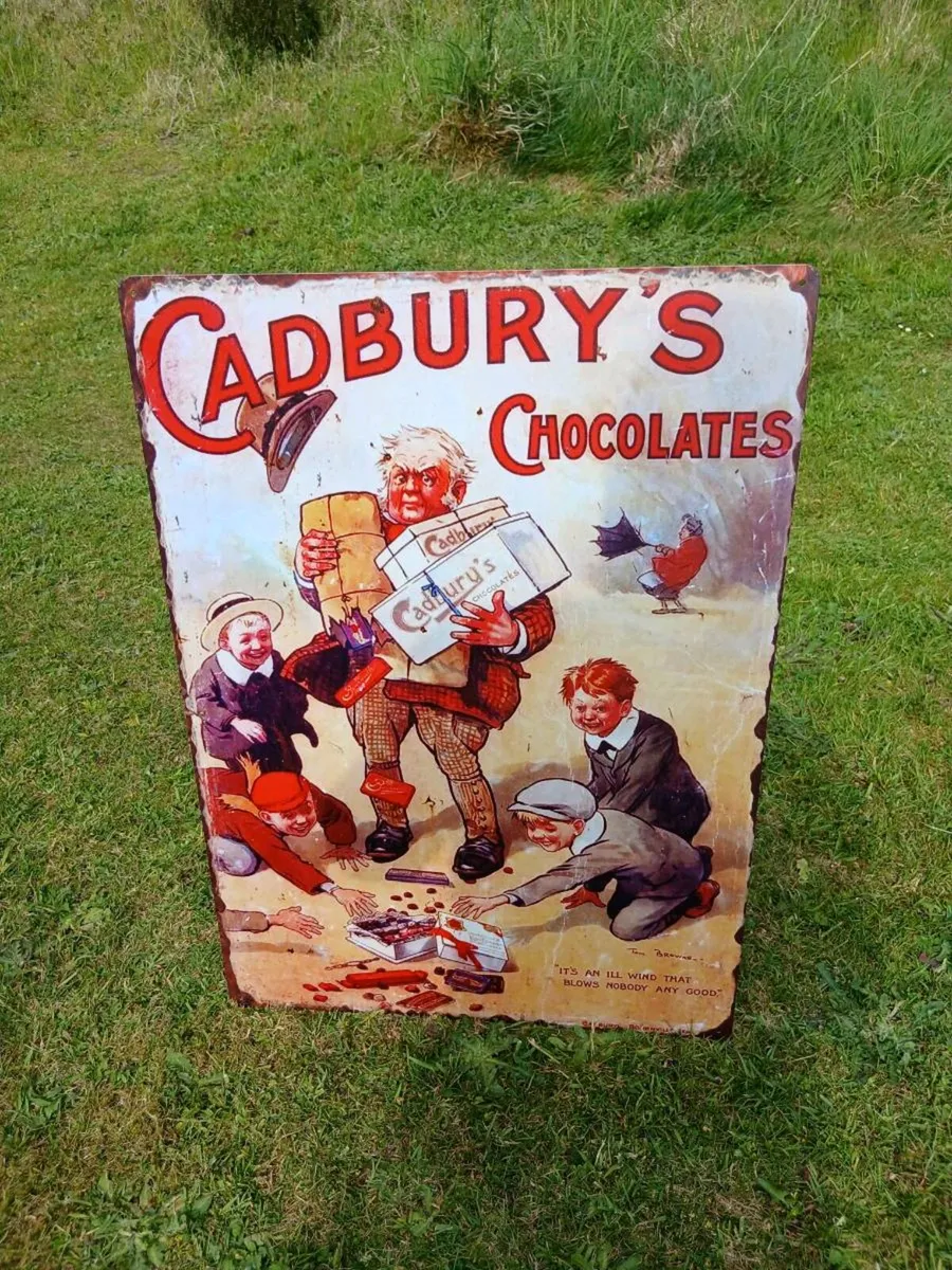 Cadbury Chocolate Large Tin Sign - Image 1