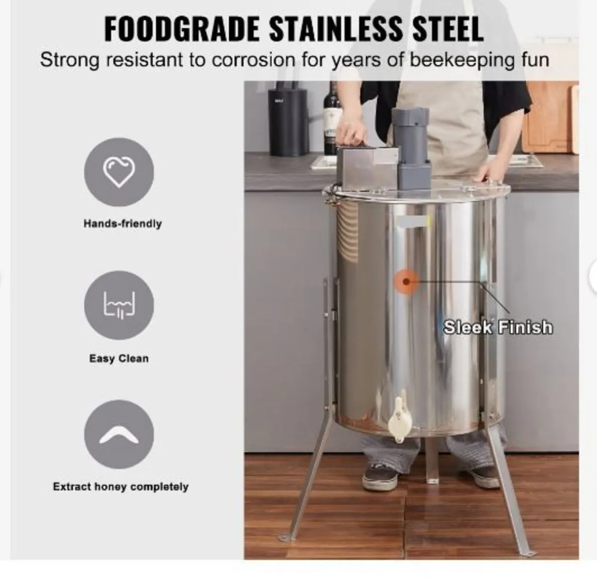 Electric Honey Extractor Beekeeping Equipment - Image 4