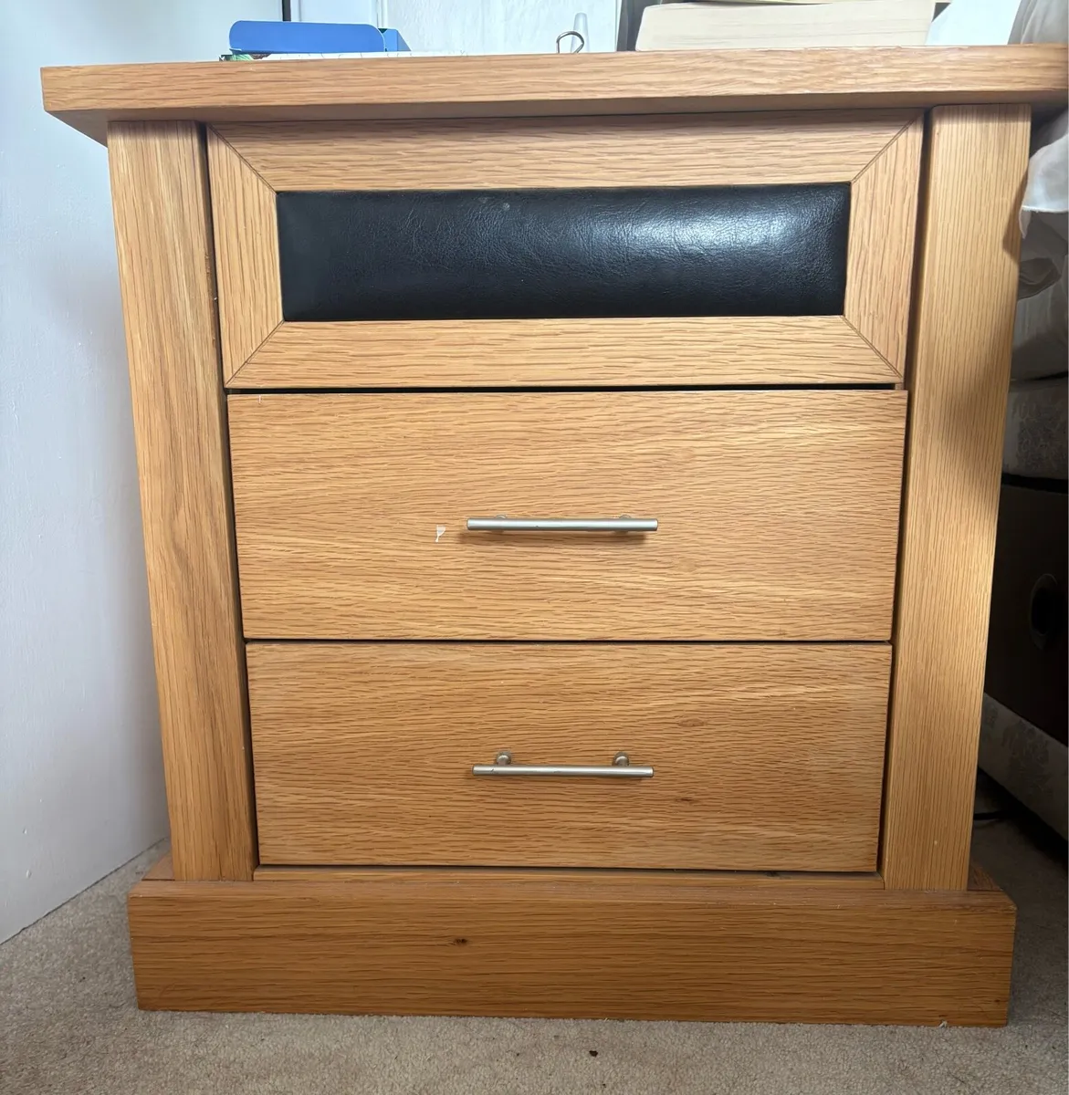 Tall boy & bedside locker - Image 1