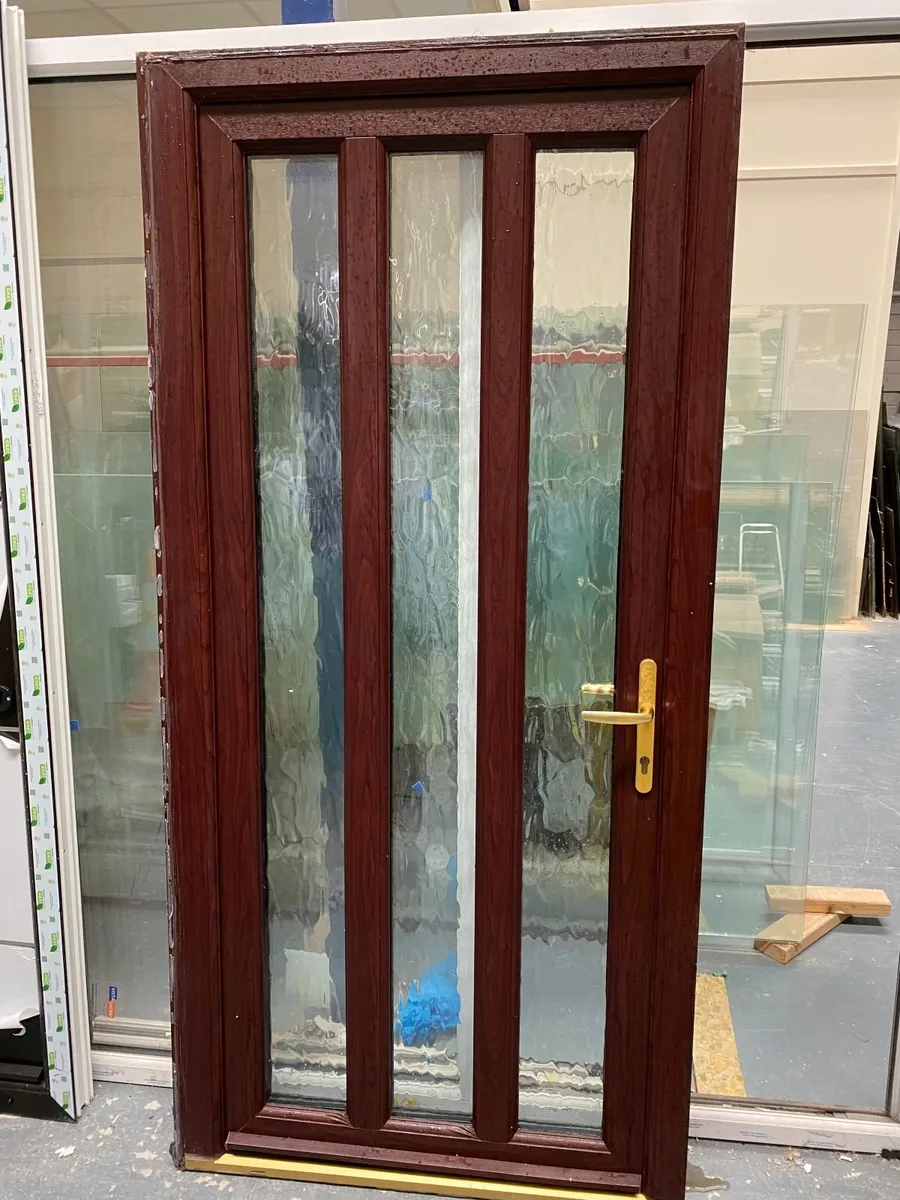 Rosewood PVC Door