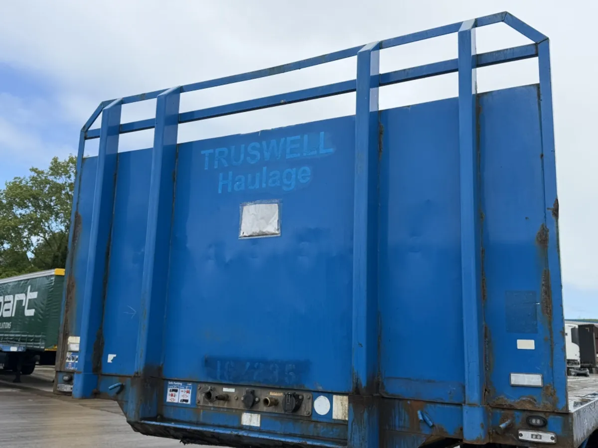 2015 MONTACON FLAT TRAILER WITH PINS - Image 3