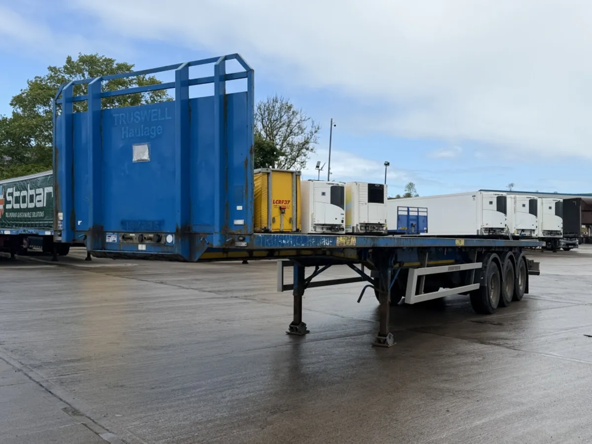 2015 MONTACON FLAT TRAILER WITH PINS - Image 2