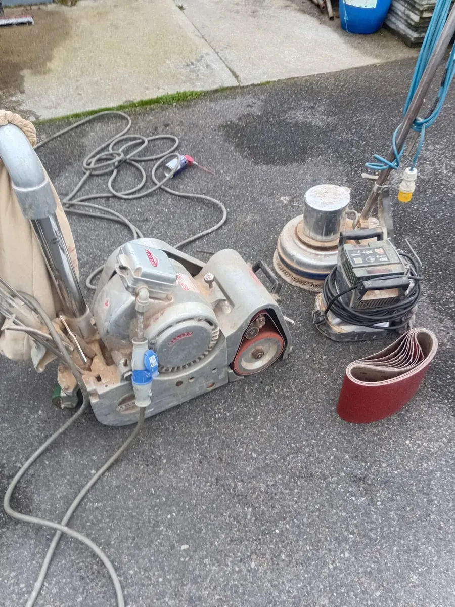Set of professional floor sanding machines - Image 1