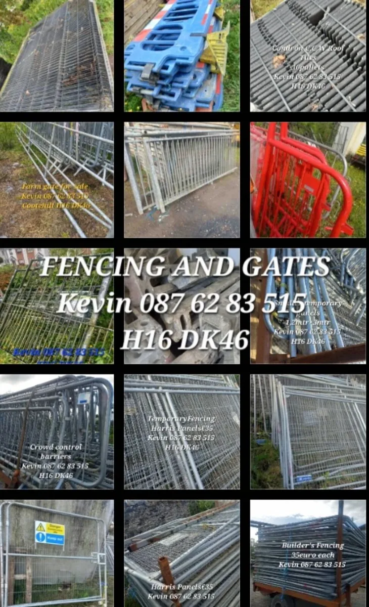 Selection of fencing and gates-Builder's,etc - Image 1