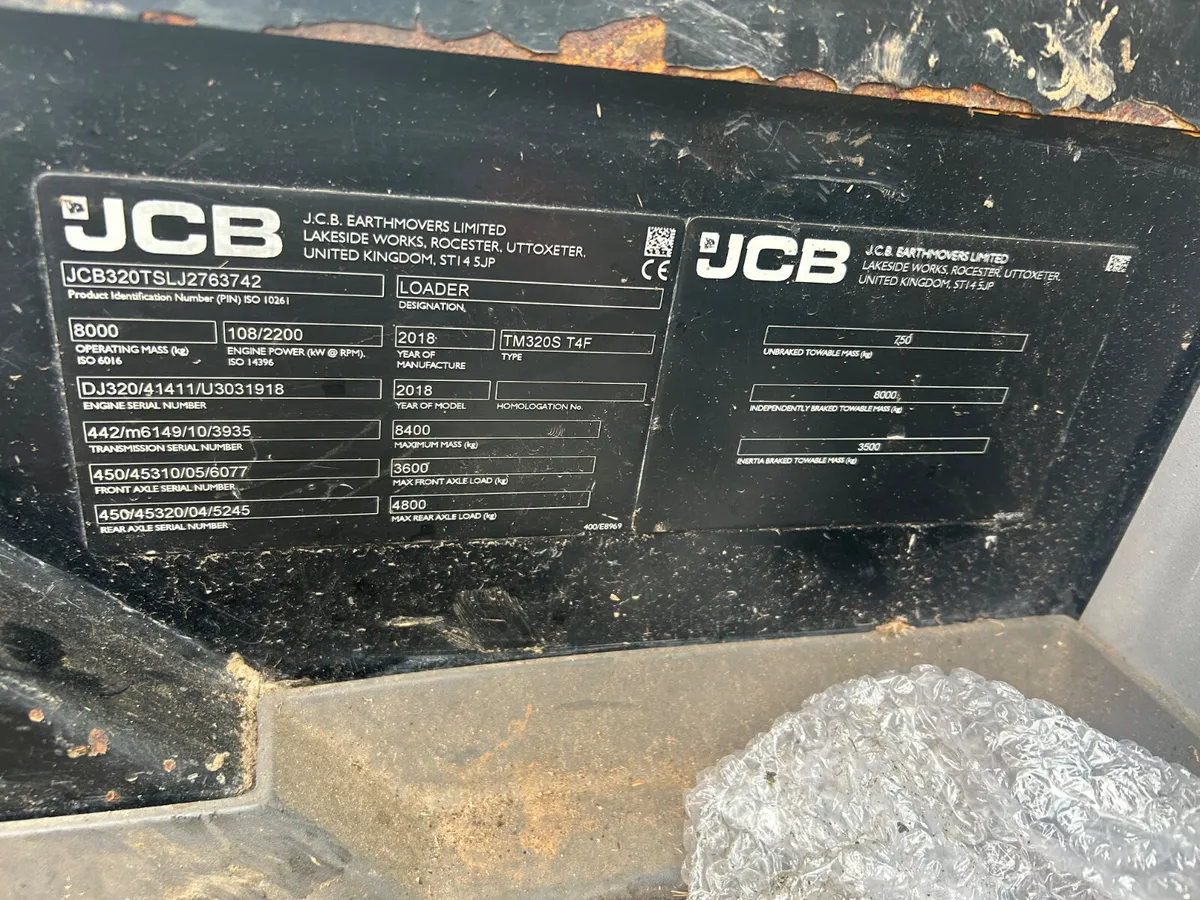 2018 JCB TM320S - Image 2