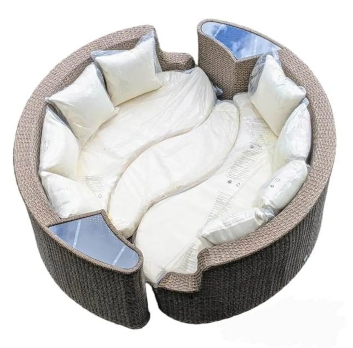 Rattan garden furniture sofa set daybed - Image 4