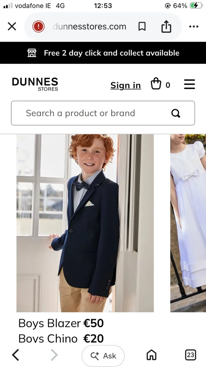 Boys Communion suit - Image 1