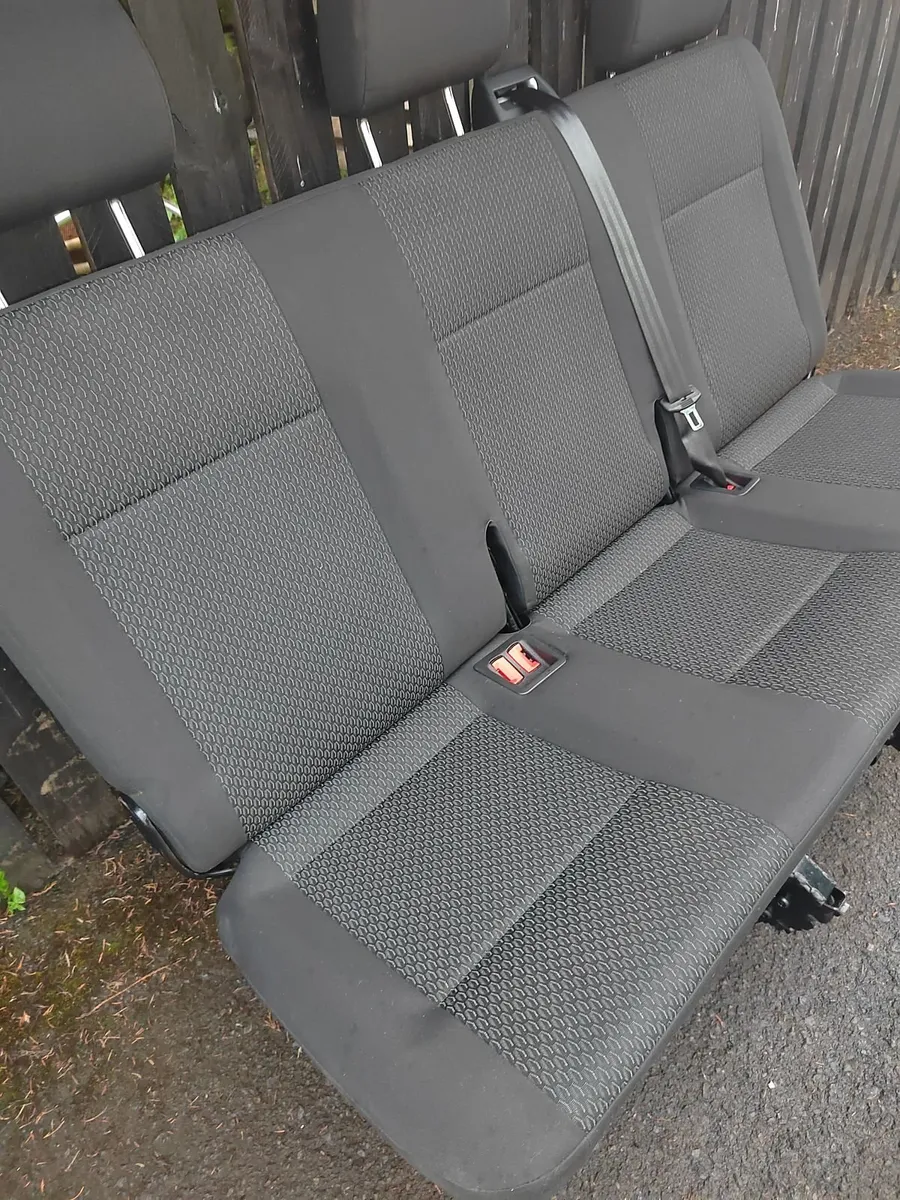 rear triple seat VW T6.1 T6 Transporter - Image 4