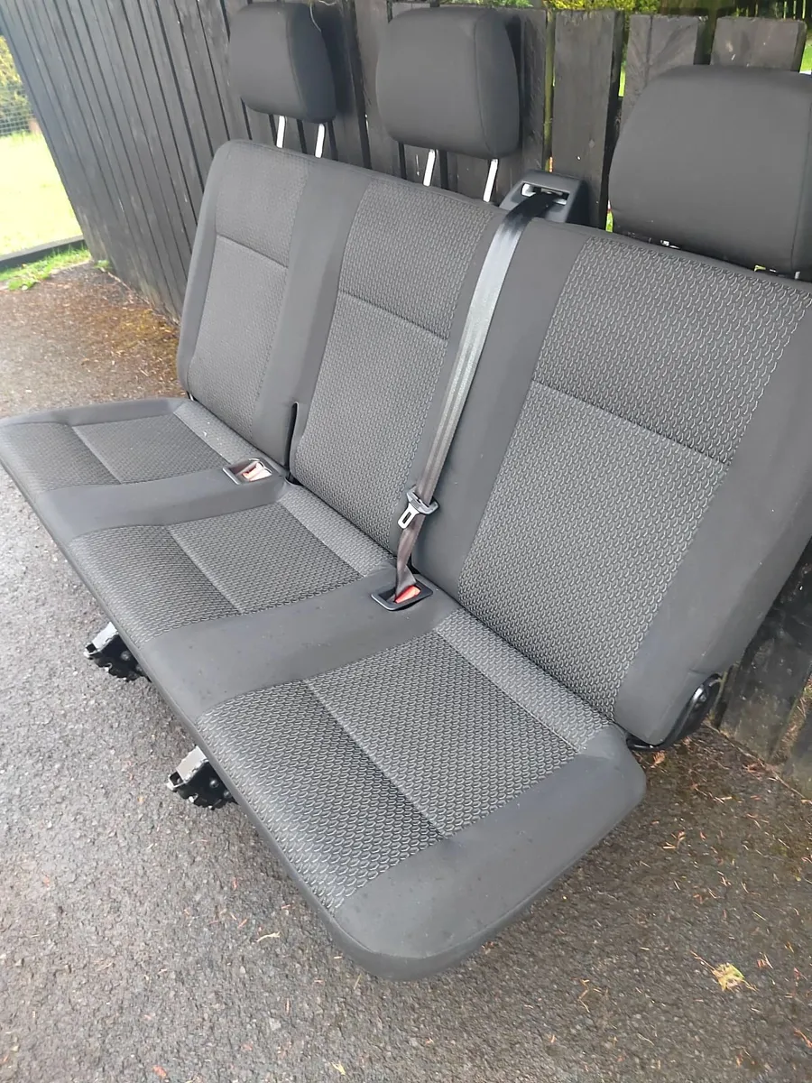 rear triple seat VW T6.1 T6 Transporter - Image 1