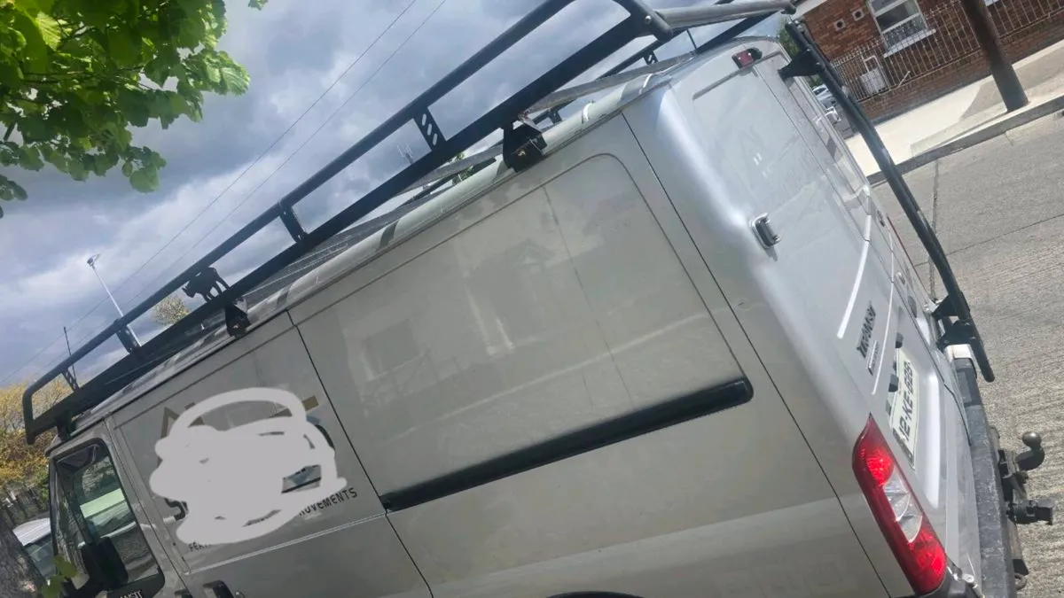 Mk7 transit rhino roof rack and ladder - Image 2