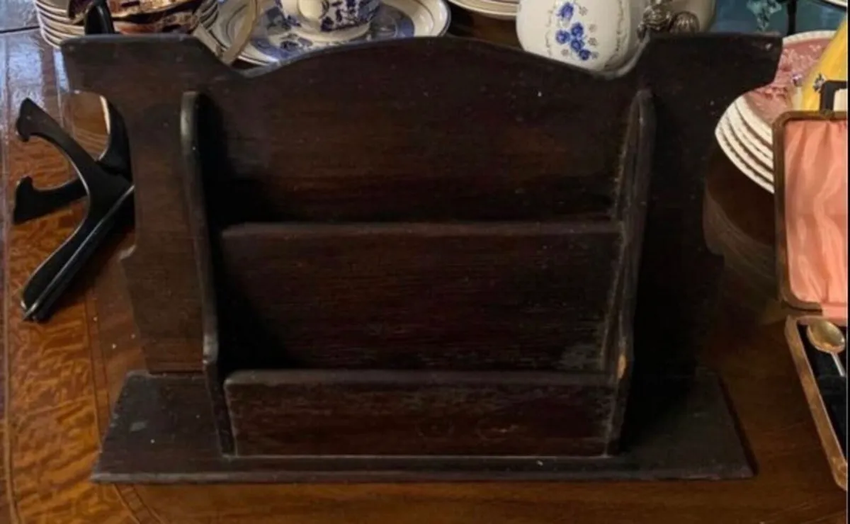 Antique letter rack