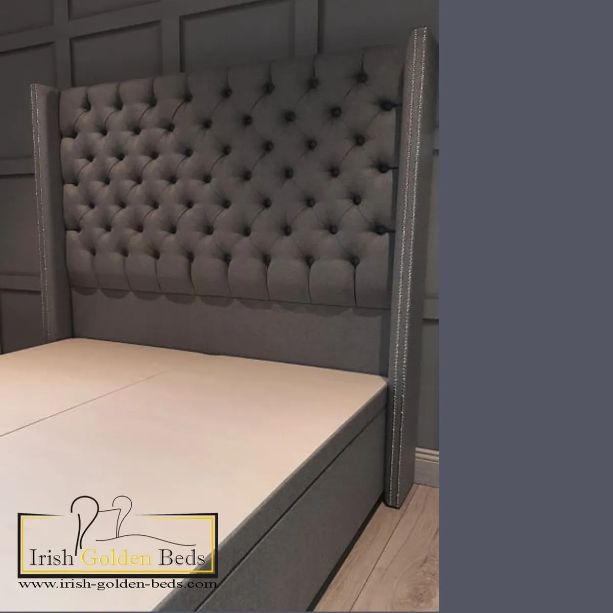 ANY HEADBOARD HEIGHT  Ottoman Storage Bed Gas Lift - Image 3