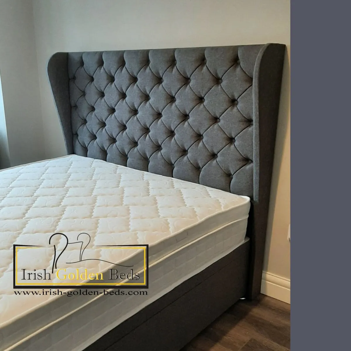 ANY HEADBOARD HEIGHT  Ottoman Storage Bed Gas Lift - Image 4