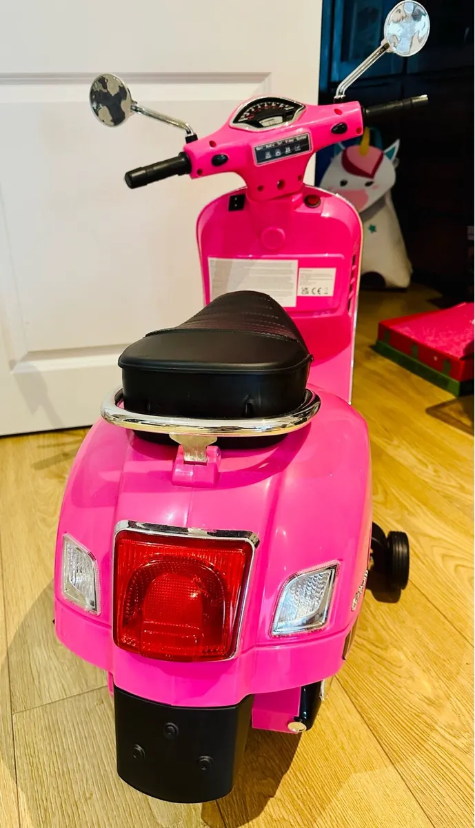 Electric Ride on pink scooter - Image 4