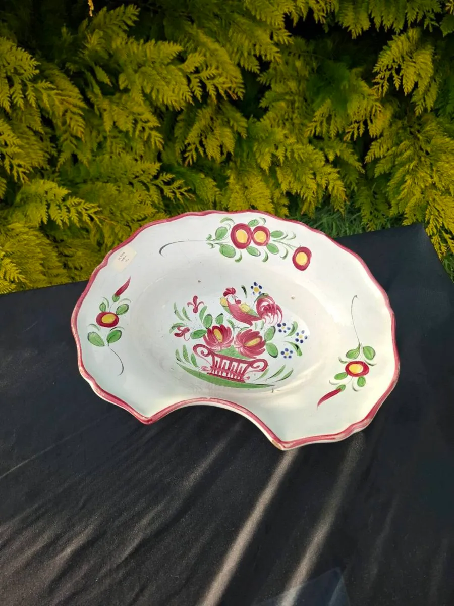 Vintage barber plate - Image 1