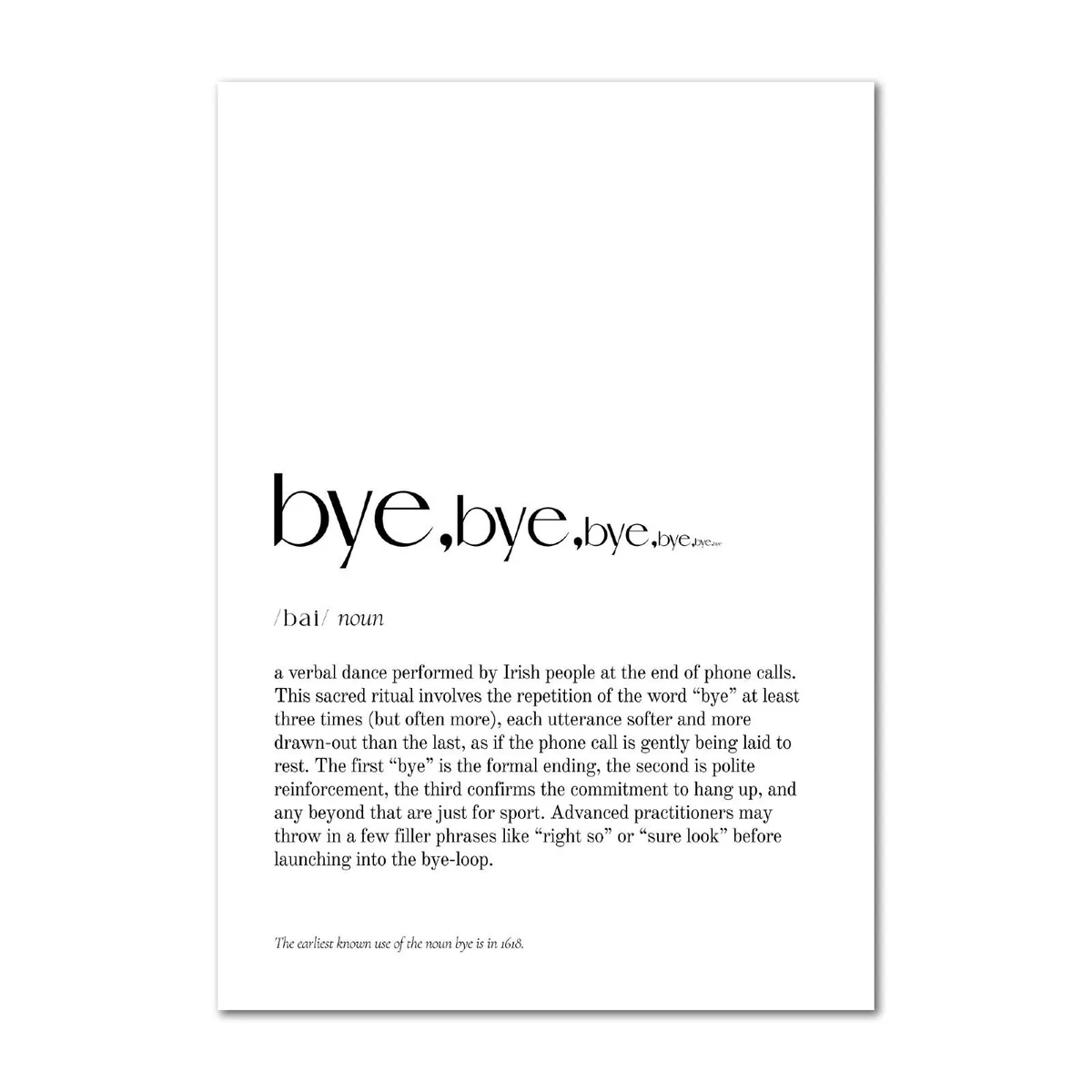 Funny Dictionary & Minimalist Quotes - A4 Posters - Image 3