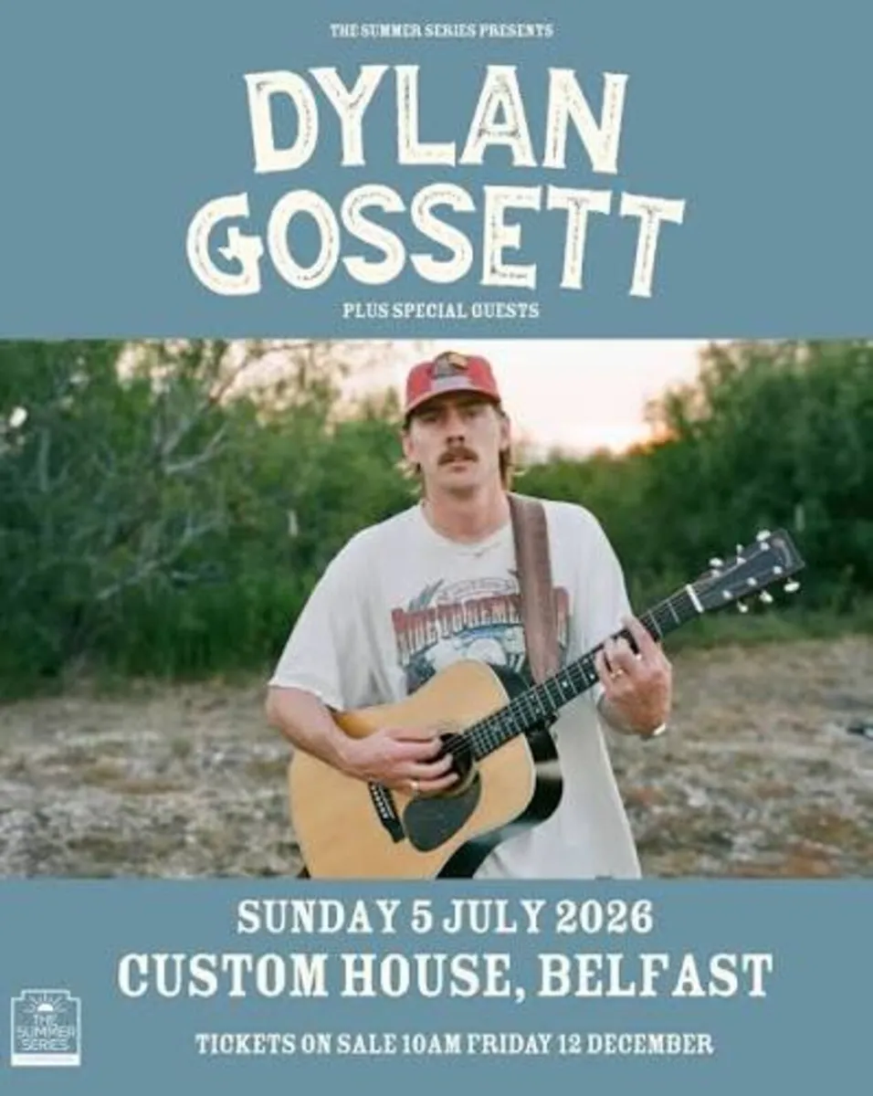 X2 Dylan Gossett Tickets 5th July - Image 1