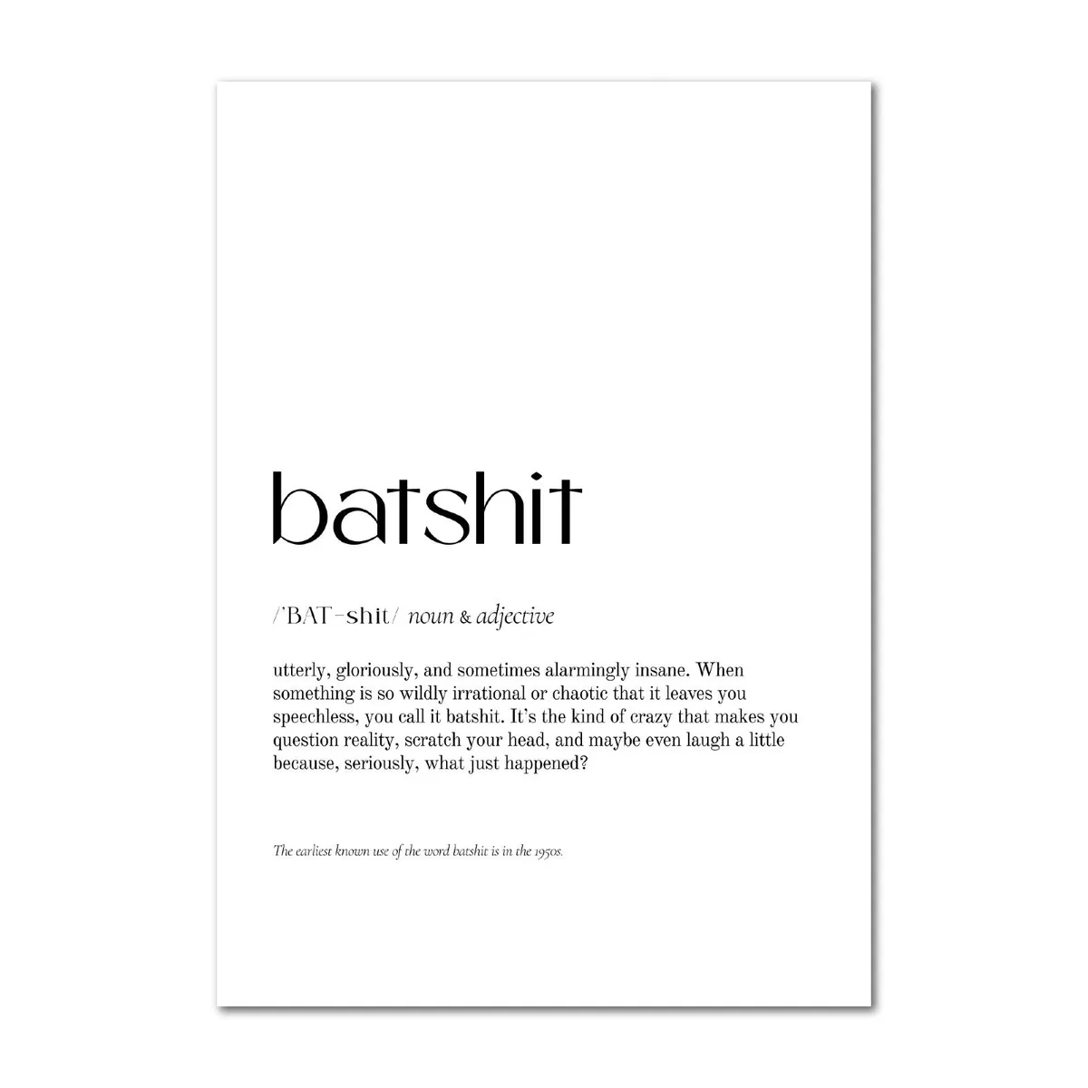 Funny Dictionary & Minimalist Quotes - A4 Posters - Image 4