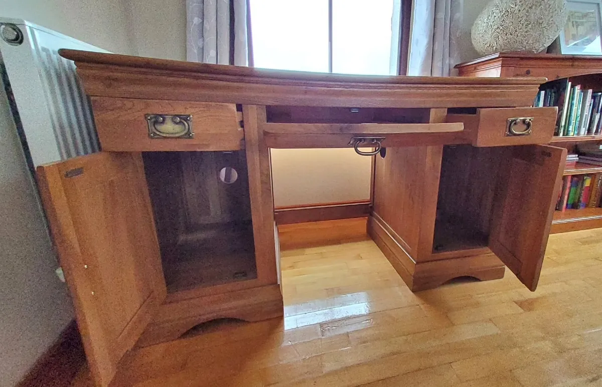 Solid Wood Oak Desk - Image 2