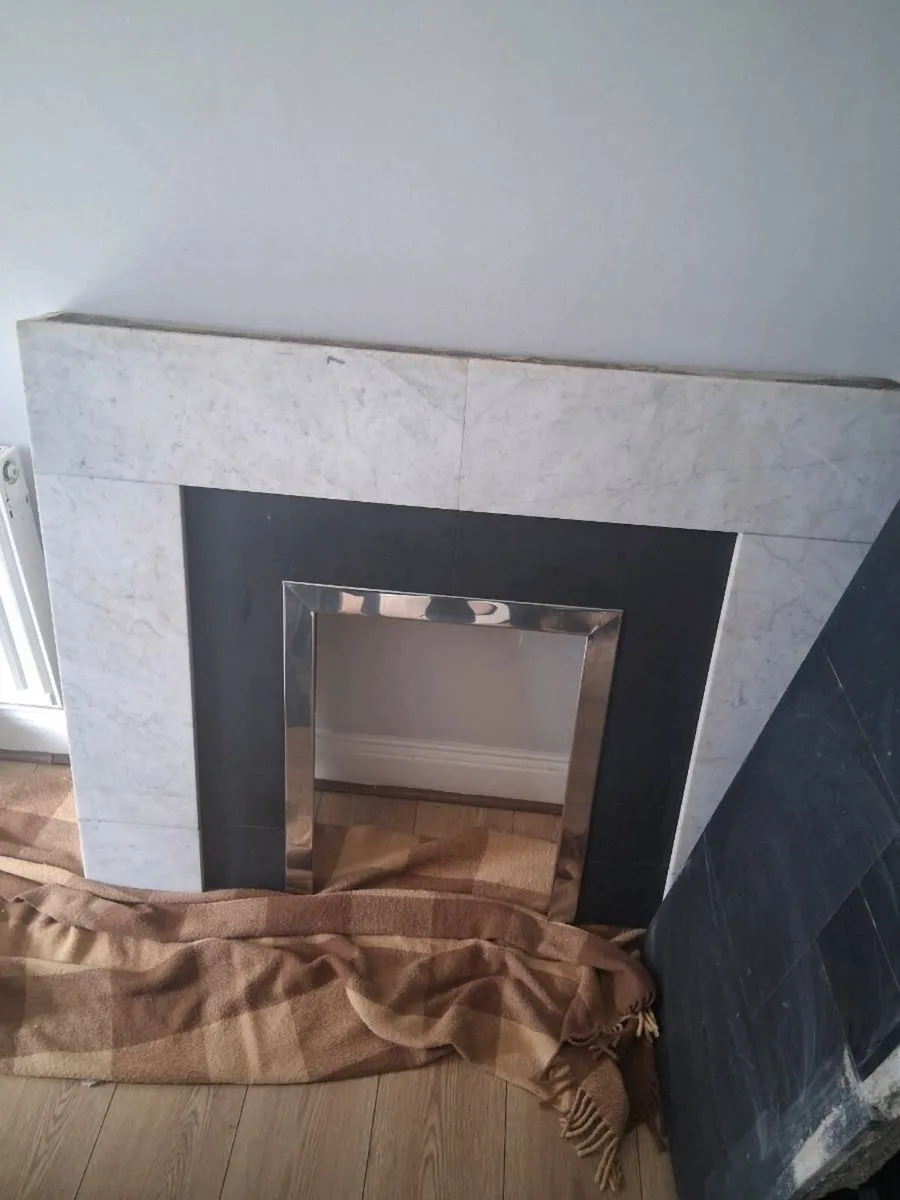 Fire place and heart