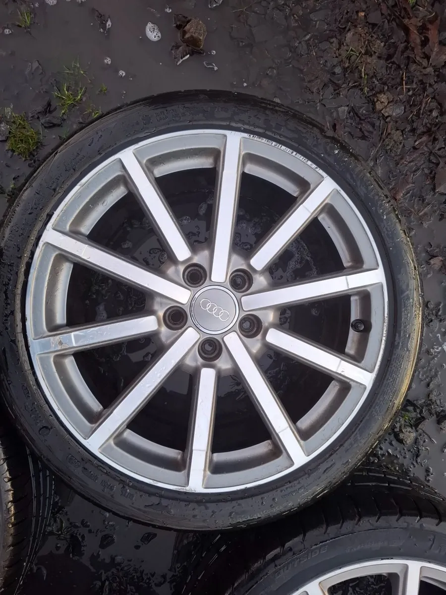 18" Audi, Vw,  Seat,  Skoda Alloys with tyres - Image 2