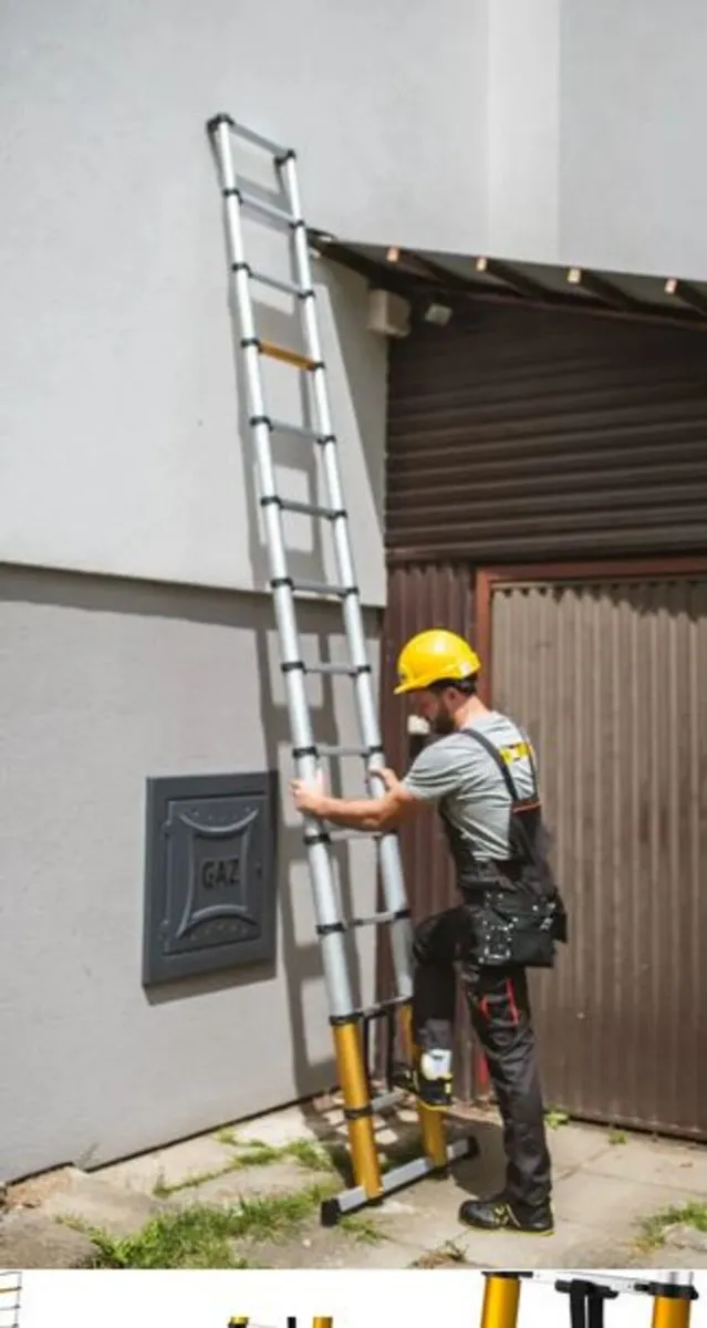 Aluminum Telescopic Ladder 13 Steps - Image 4