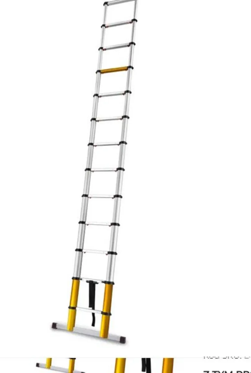 Aluminum Telescopic Ladder 13 Steps - Image 2