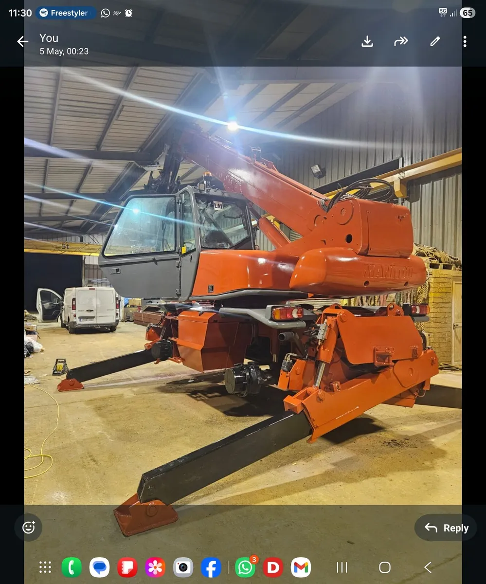 Manitou rotate 360 Respray and Prep On-Site - Image 2