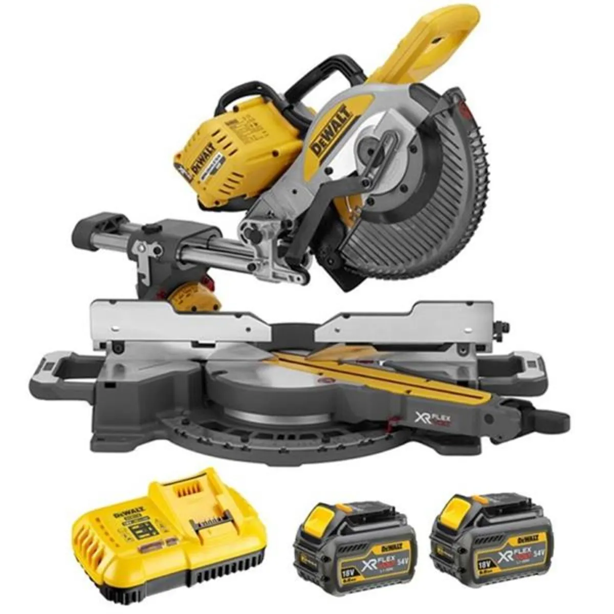 DeWalt 54v 205mm Mitre Saw 2 x 6Ah Kit - New