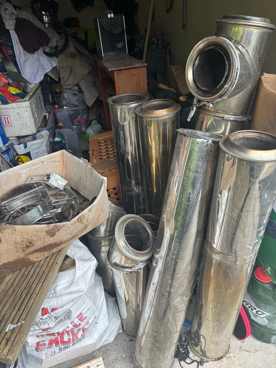 Outdoor stove chimney pipe