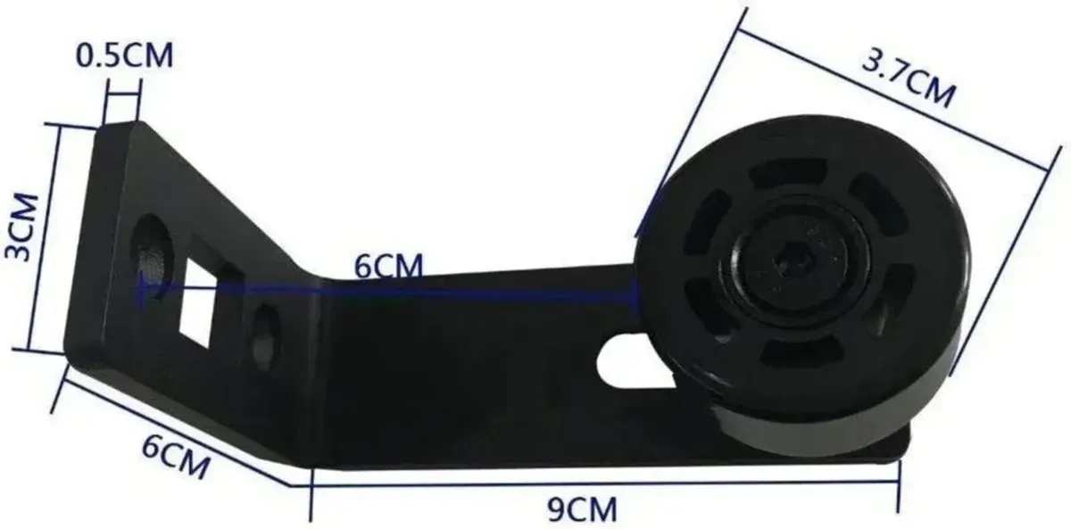 Barn Door Guide Rail Sliding Hardware Kit - Image 4