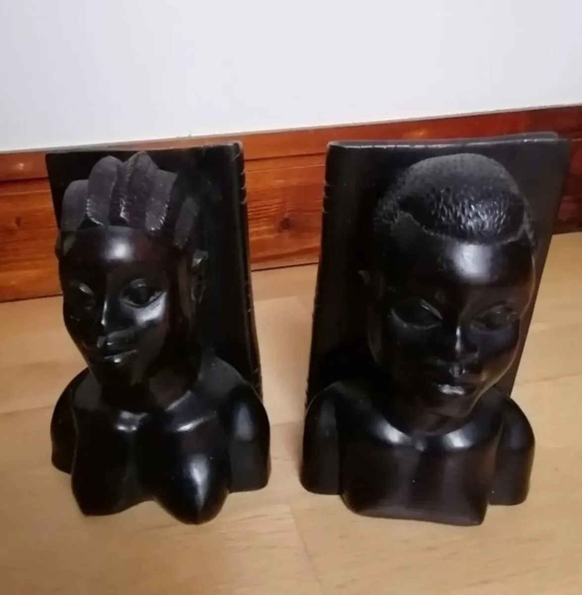 Hand Carved Bookends - Image 3
