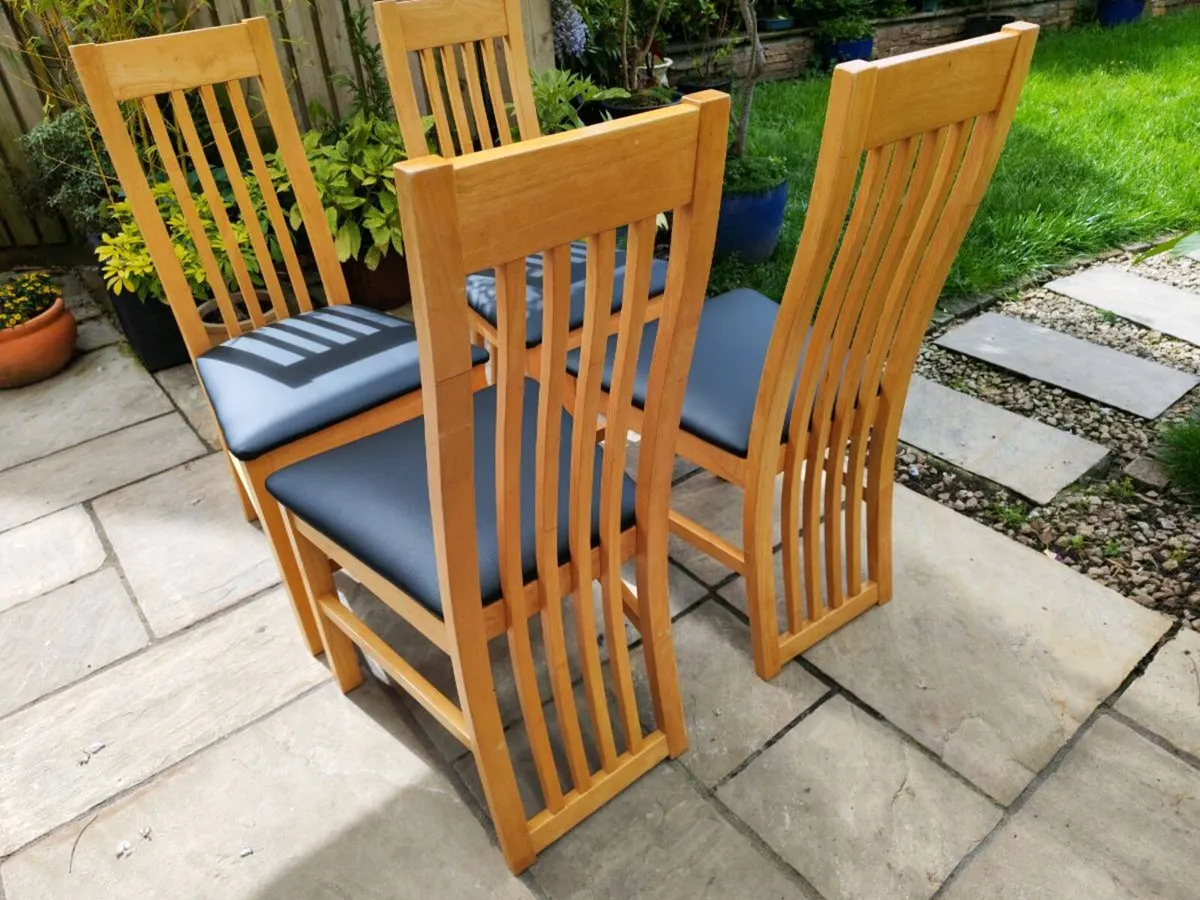 4 kitchen dining chairs - Image 4