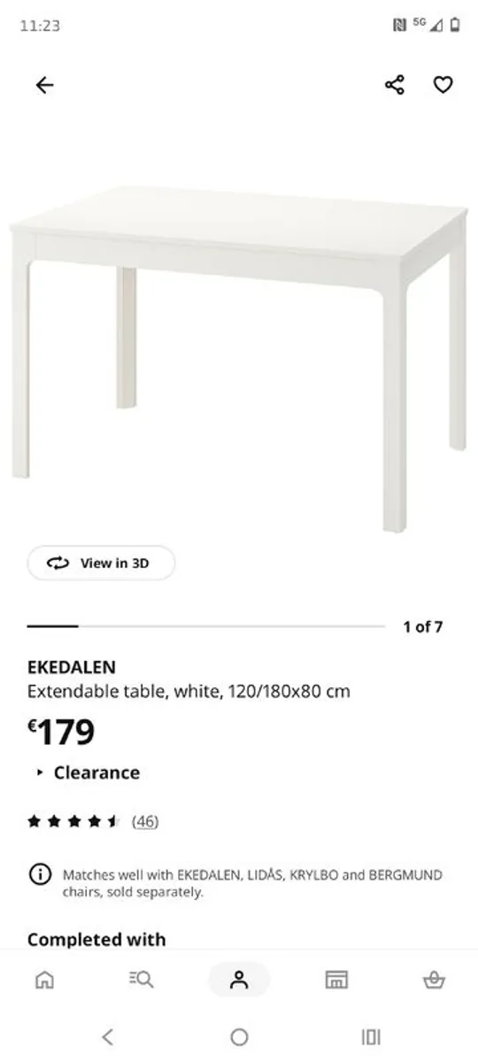 A set of table and 4 chairs - Image 4