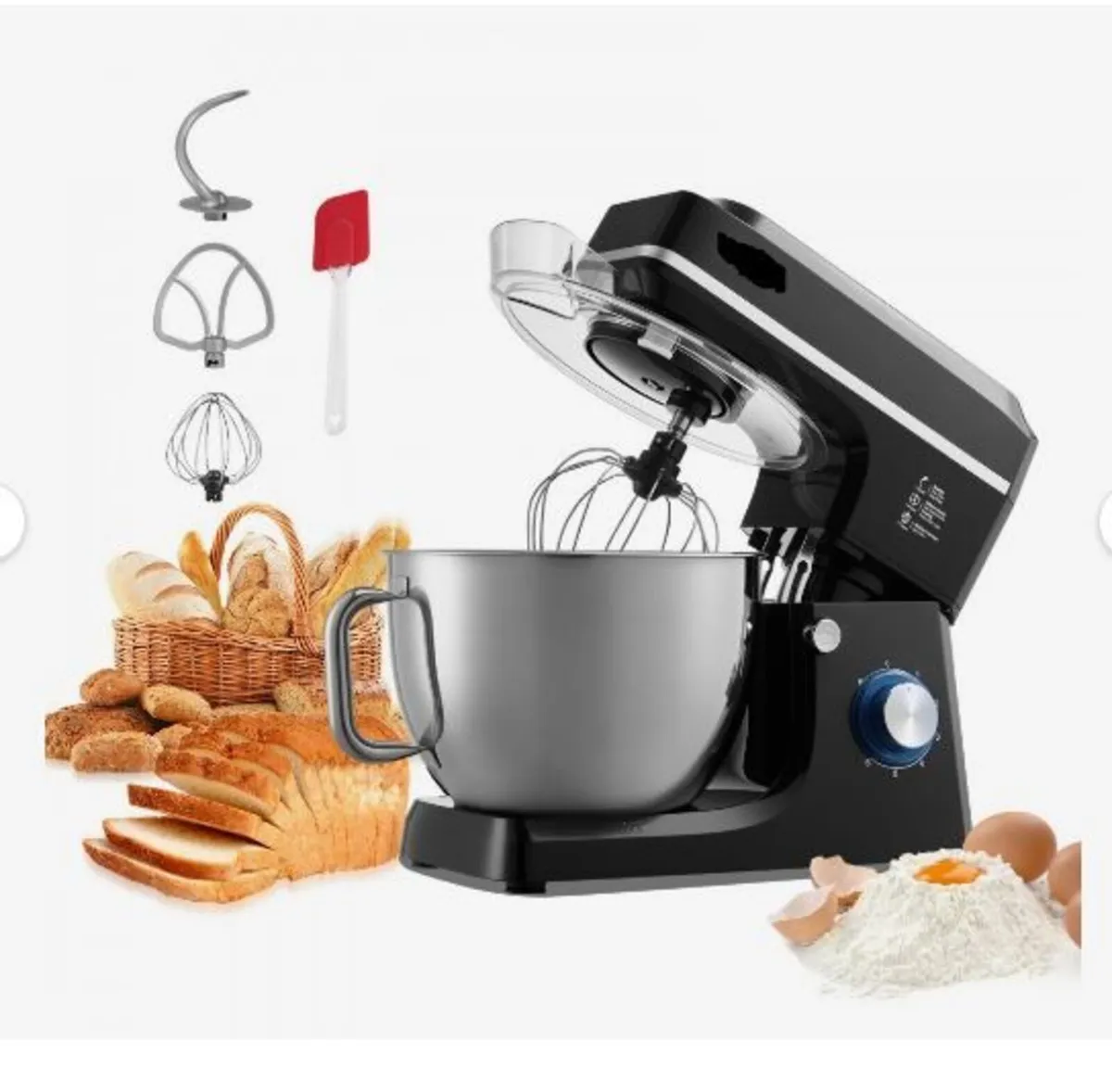 Stand Mixer, 8.3QT Dough Mixer, 1400W - Image 4