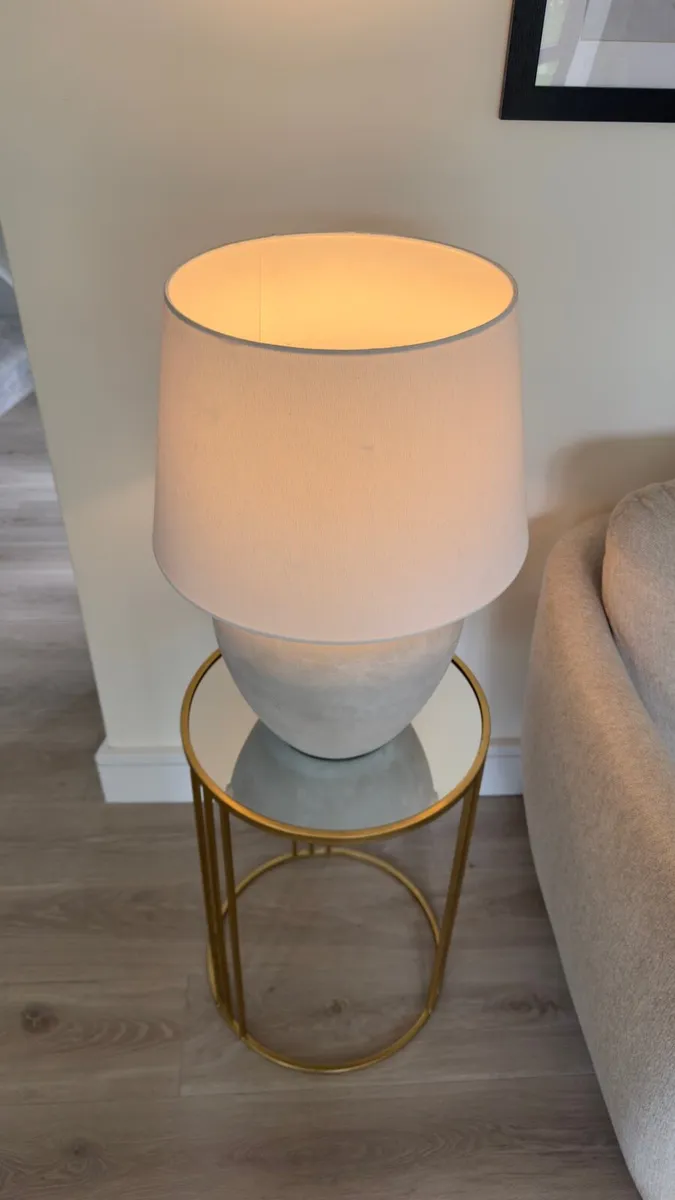 Grey Lydford Large Table Lamp - Image 3
