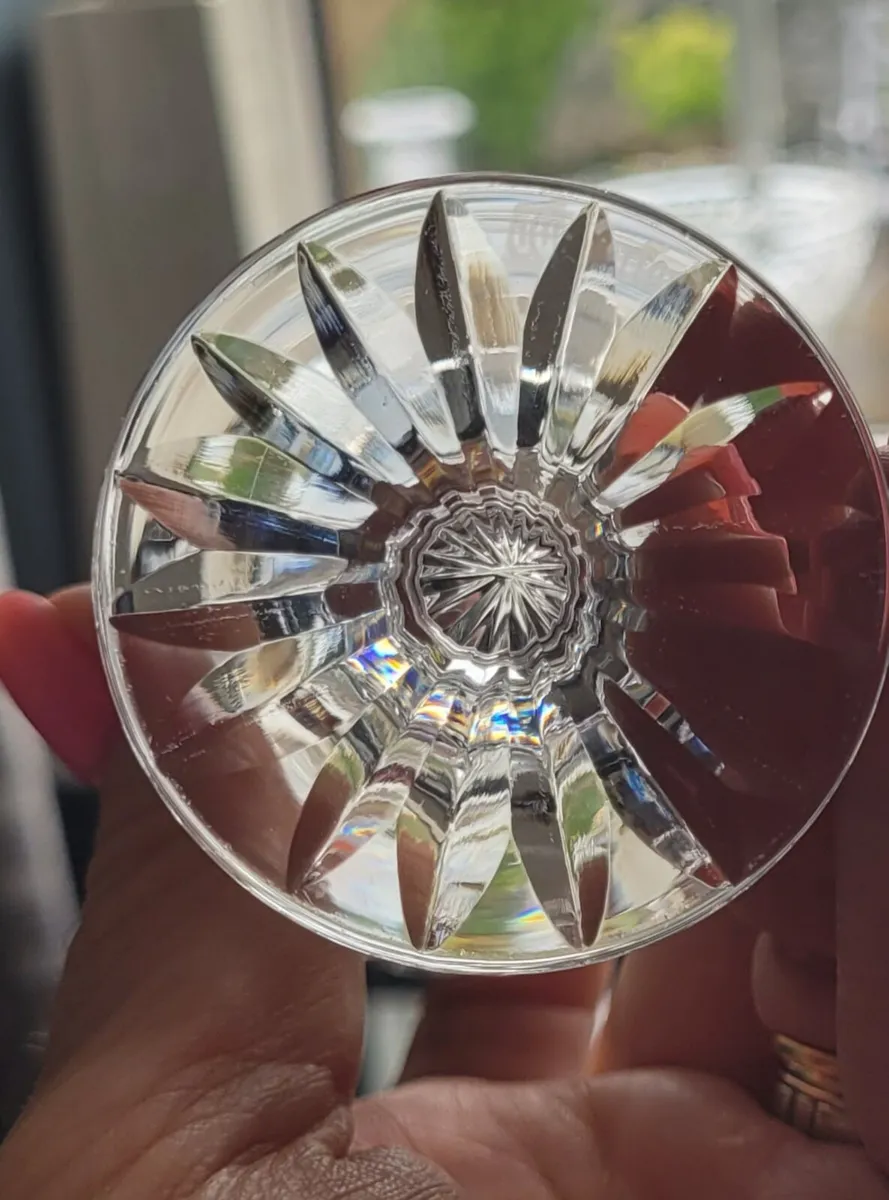Waterford crystal sherry glasses x 4 - Image 3