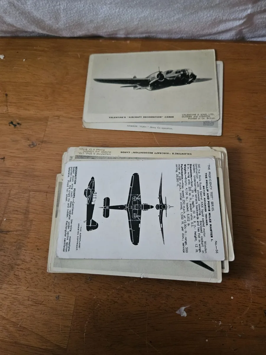Vintage Aeroplane Postcards 37 - Image 3