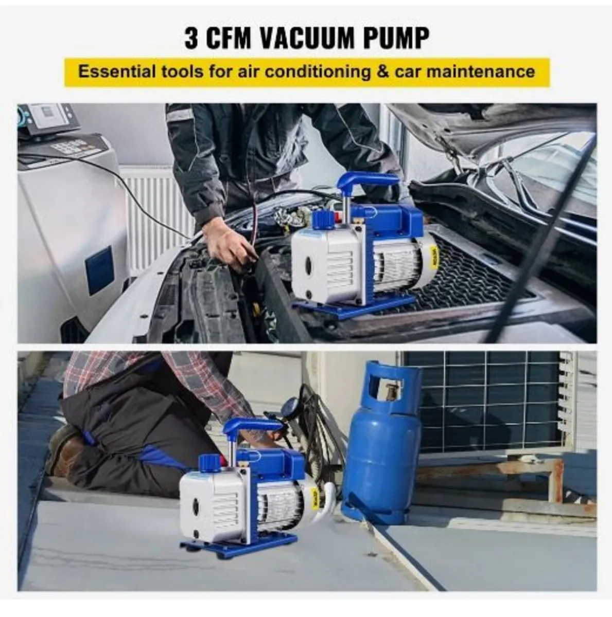 183 L/min(3CFM) 246W(1/3HP) Vacuum Pump - Image 1